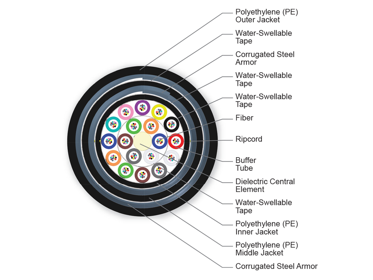 216 F, 62.5 µm multimode (OM1)