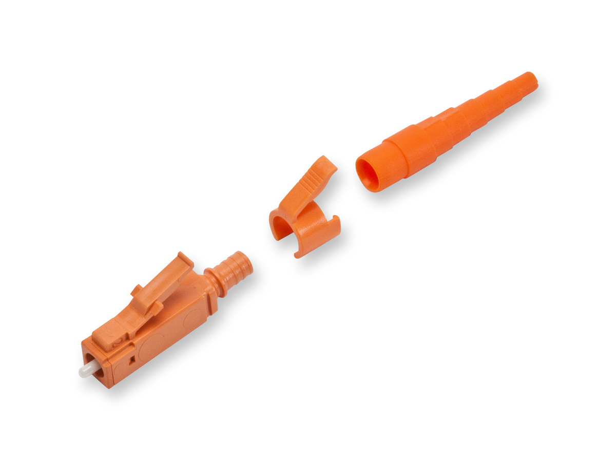 con chaveta LC, multimodo de 62,5 µm (OM1), naranja