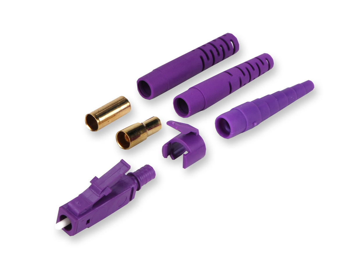 LC avec détrompeur, multimode 62,5 µm (OM1), violet