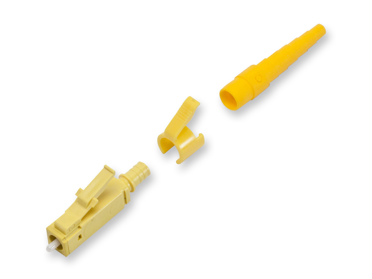 con chaveta LC, multimodo de 62,5 µm (OM1), amarillo