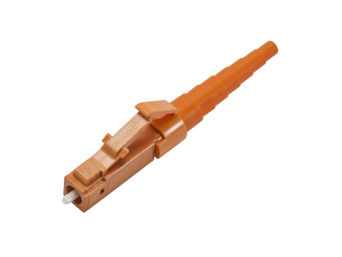 LC con chaveta, monomodo (OS2), anaranjado