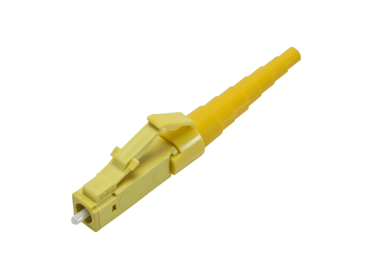 con chaveta LC, monomodo (OS2), amarillo