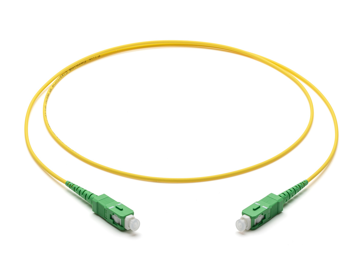 Corning® SMF-28® Ultra, Single-mode, CPR Dca, SC APC Simplex to SC APC Simplex, 10 m