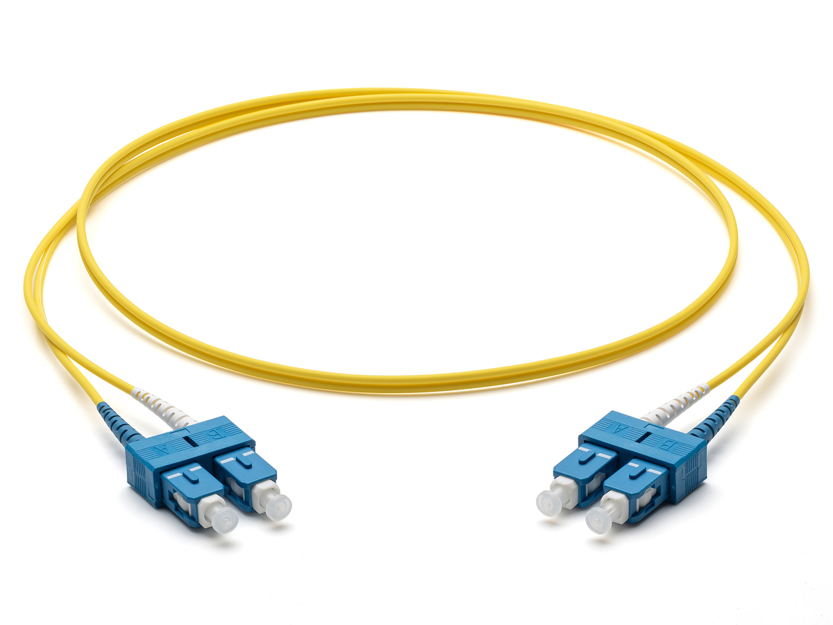 Corning® SMF-28® Ultra, Single-mode, SC UPC Duplex to SC UPC Duplex, 1 m