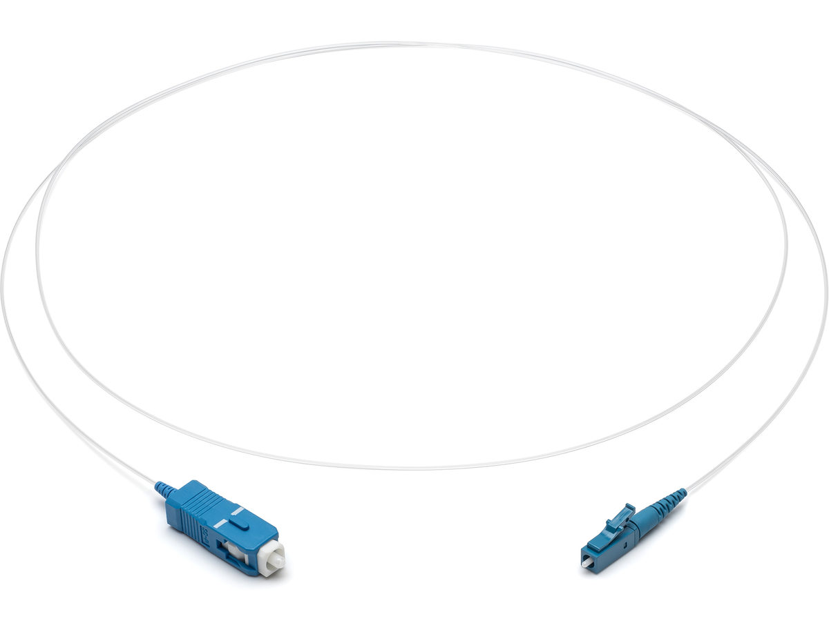 ClearCurve® LBL OS2, Single-mode LC UPC to SC UPC, 1 m