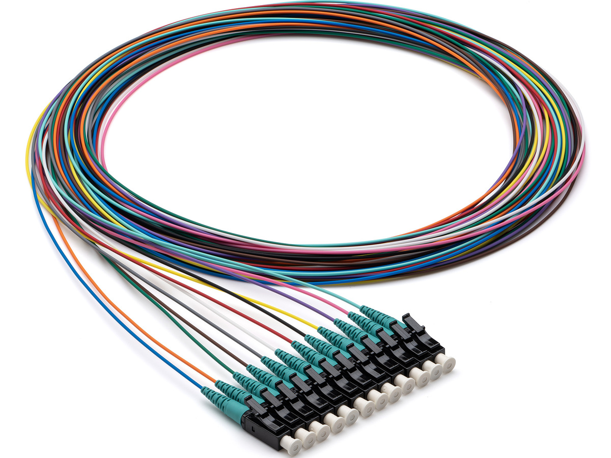 Multimode, LSZH, ClearCurve,LC UPC Simplex, Telcordia Standard, Short strip,2 m