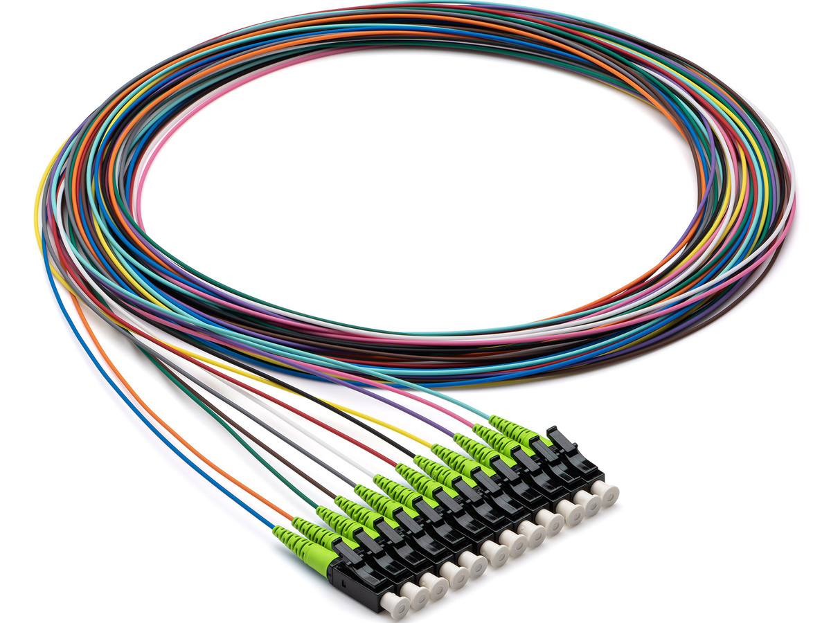 Multimode, LSZH, ClearCurve,LC UPC Simplex, Telcordia Standard, Easy strip,2 m