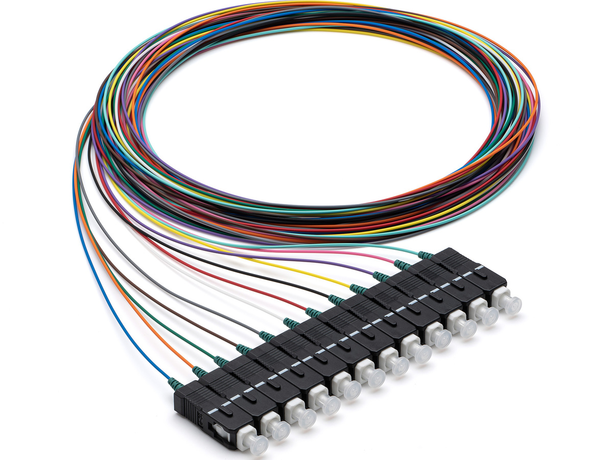 Multimode, LSZH, ClearCurve,SC Simplex, Telcordia Standard, Short strip,2 m