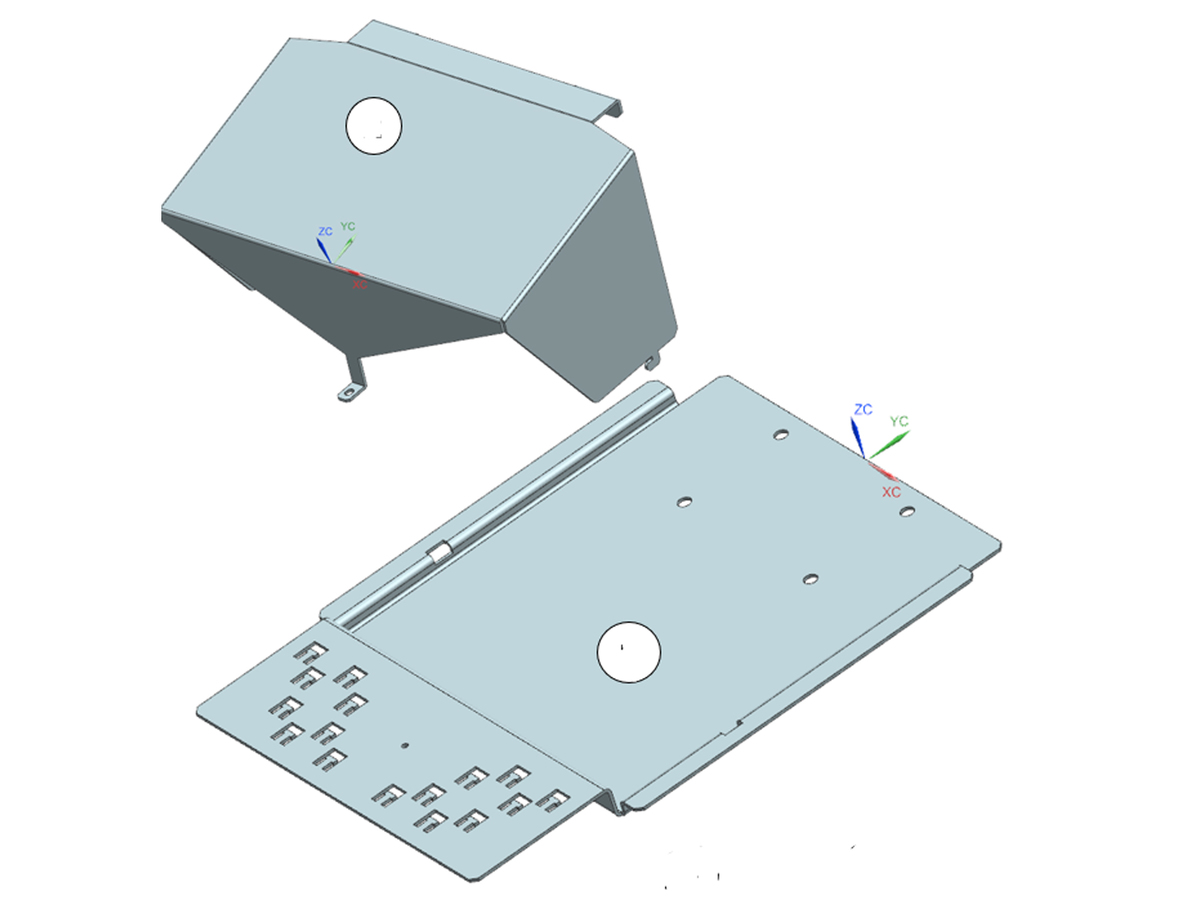 BPEO S2-S3 FRONT BRACKET with COVER