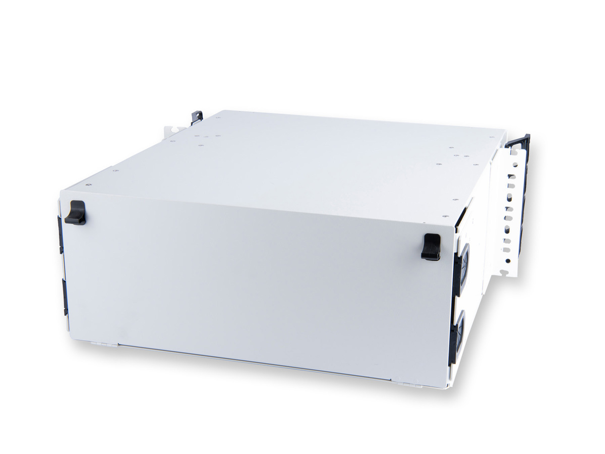 4U Panel, 19 and 23 Rack Mount, accommodates 12 cassettes or modules