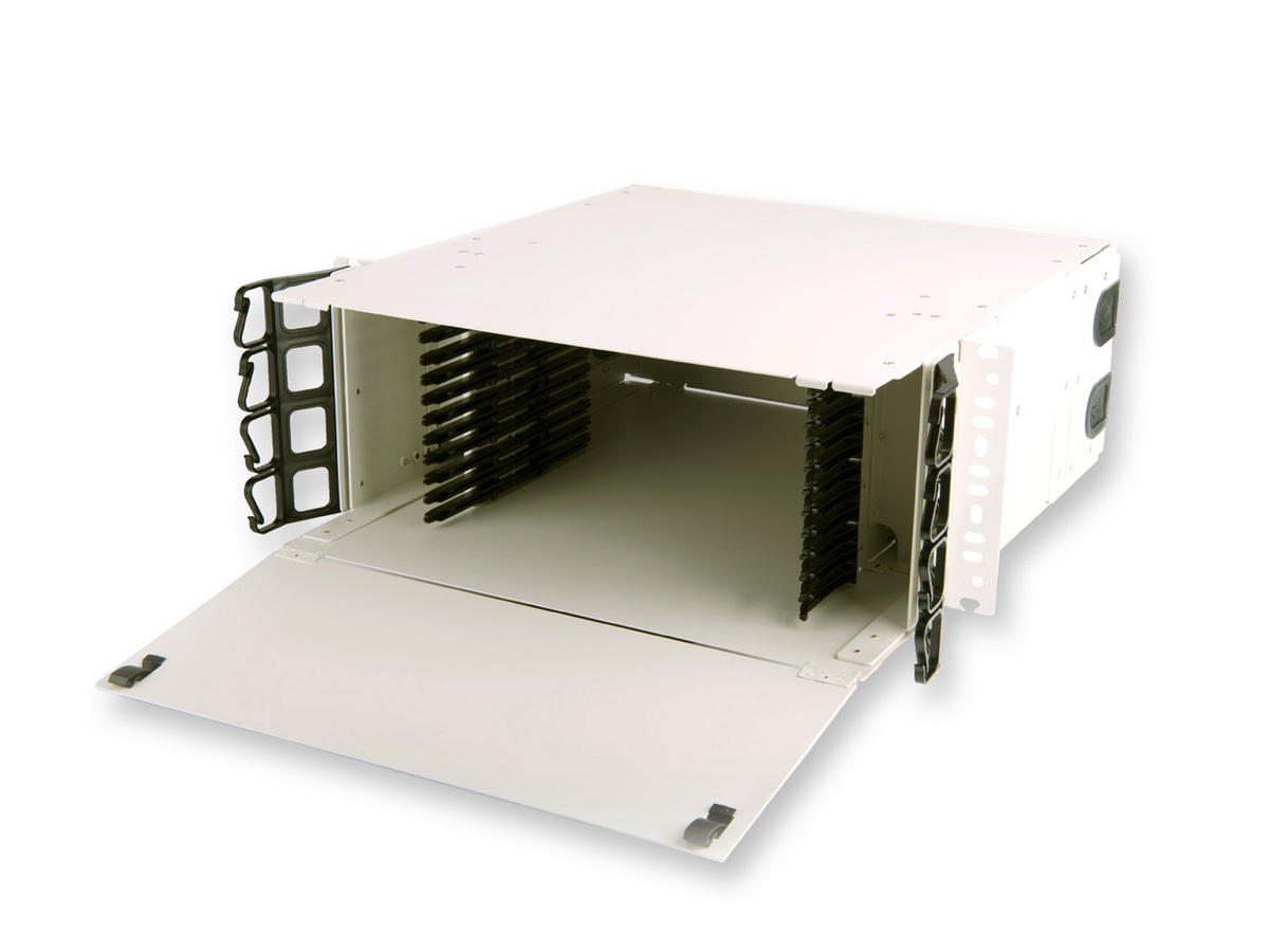 4U Panel, 19 and 23 Rack Mount, accommodates 12 cassettes or modules