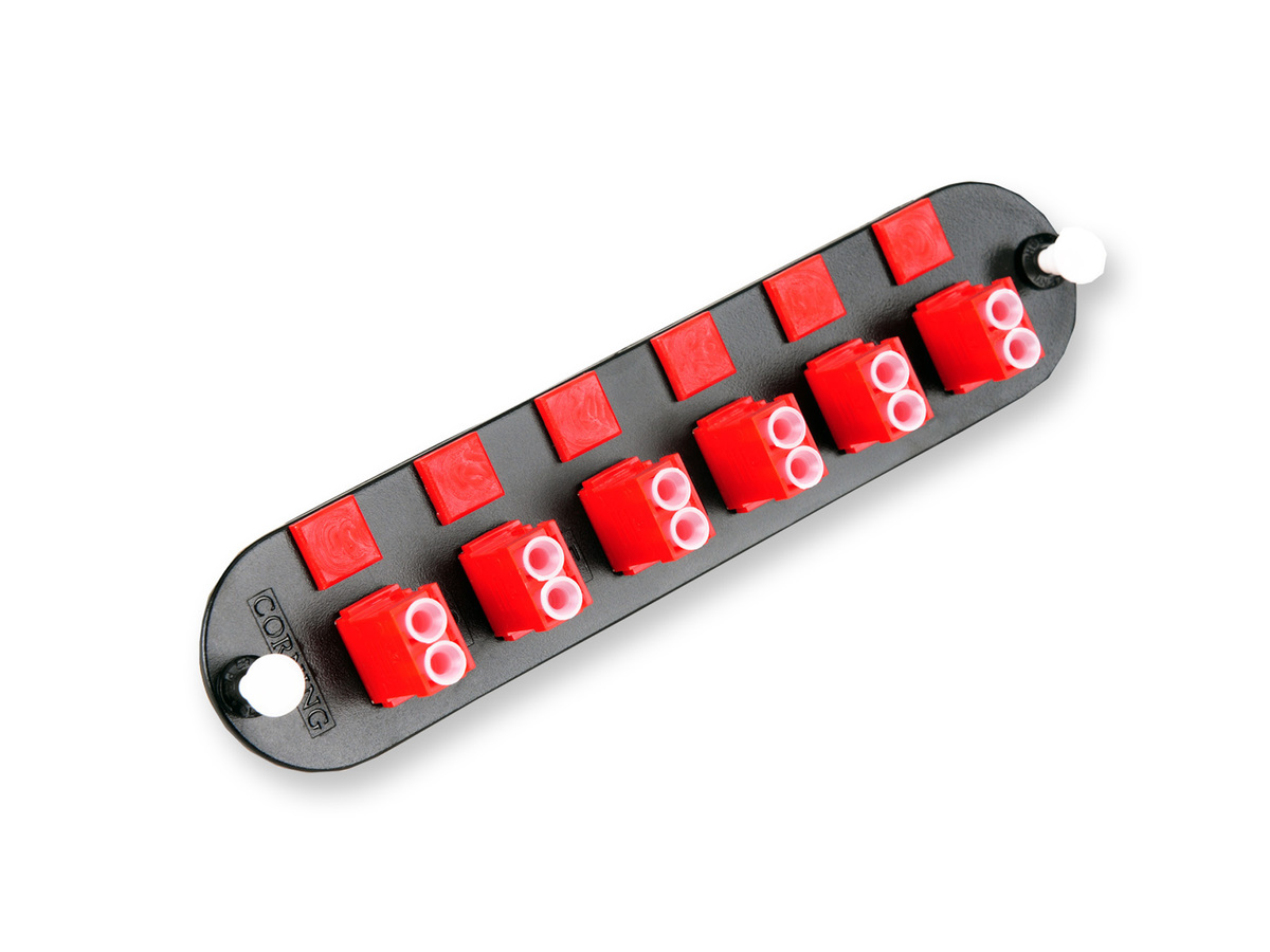 (Keyed-Keyed) Duplex, 12 F, SM/MM, red
