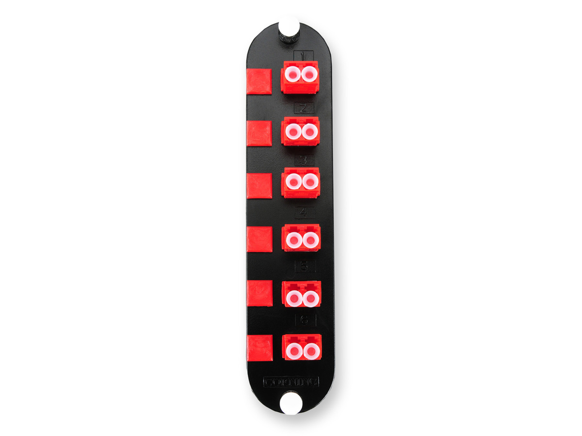 (Keyed-Keyed) Duplex, 12 F, SM/MM, red