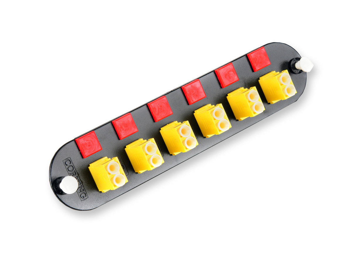 (Keyed-Keyed) Duplex, 12 F, SM/MM, yellow