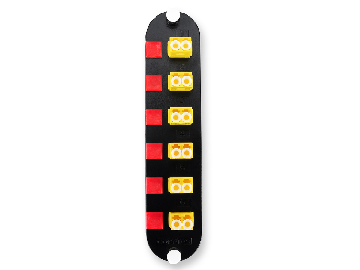 (Keyed-Keyed) Duplex, 12 F, SM/MM, yellow