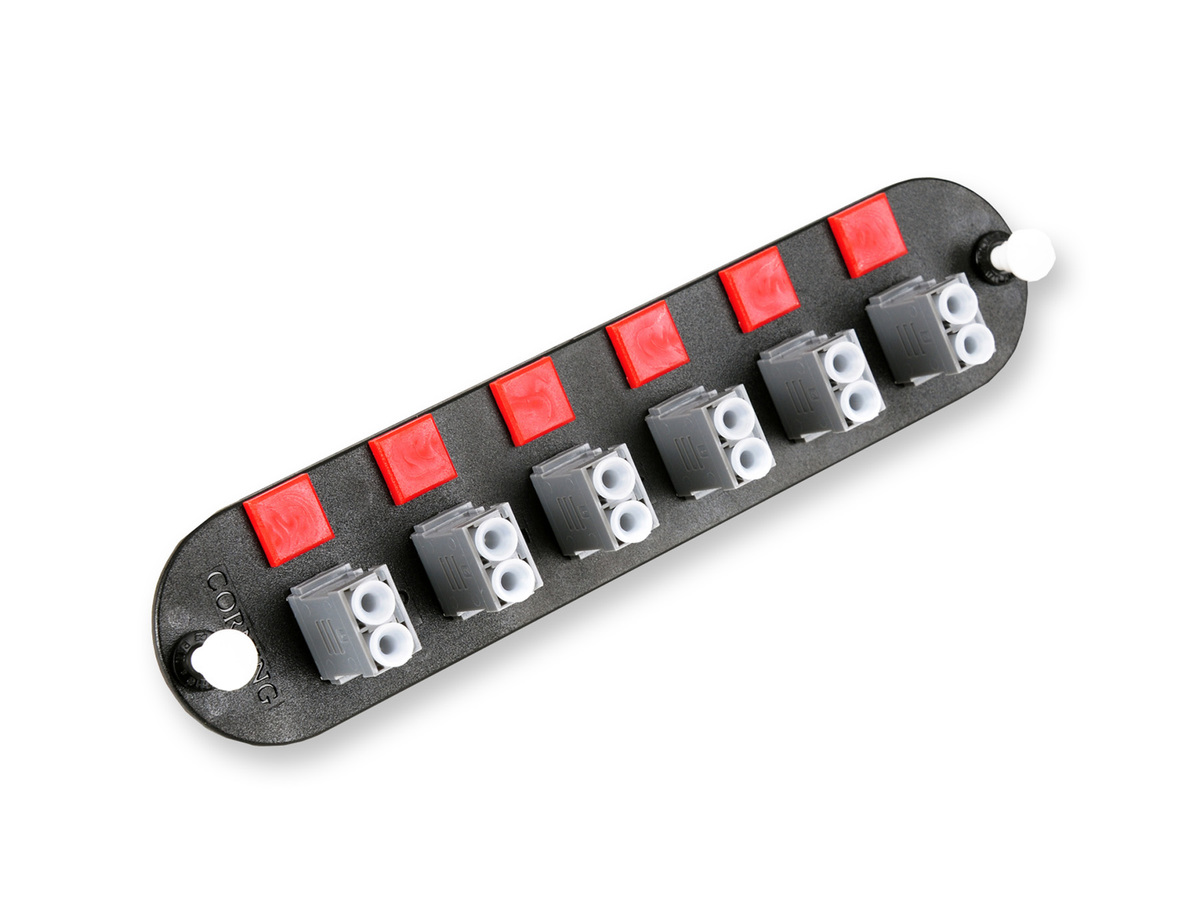 (Keyed-Keyed) Duplex, 12 F, SM/MM, slate