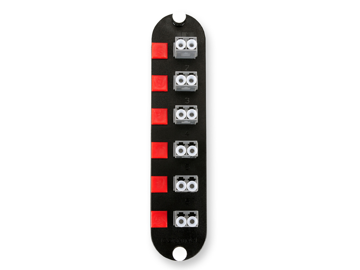 (Keyed-Keyed) Duplex, 12 F, SM/MM, slate