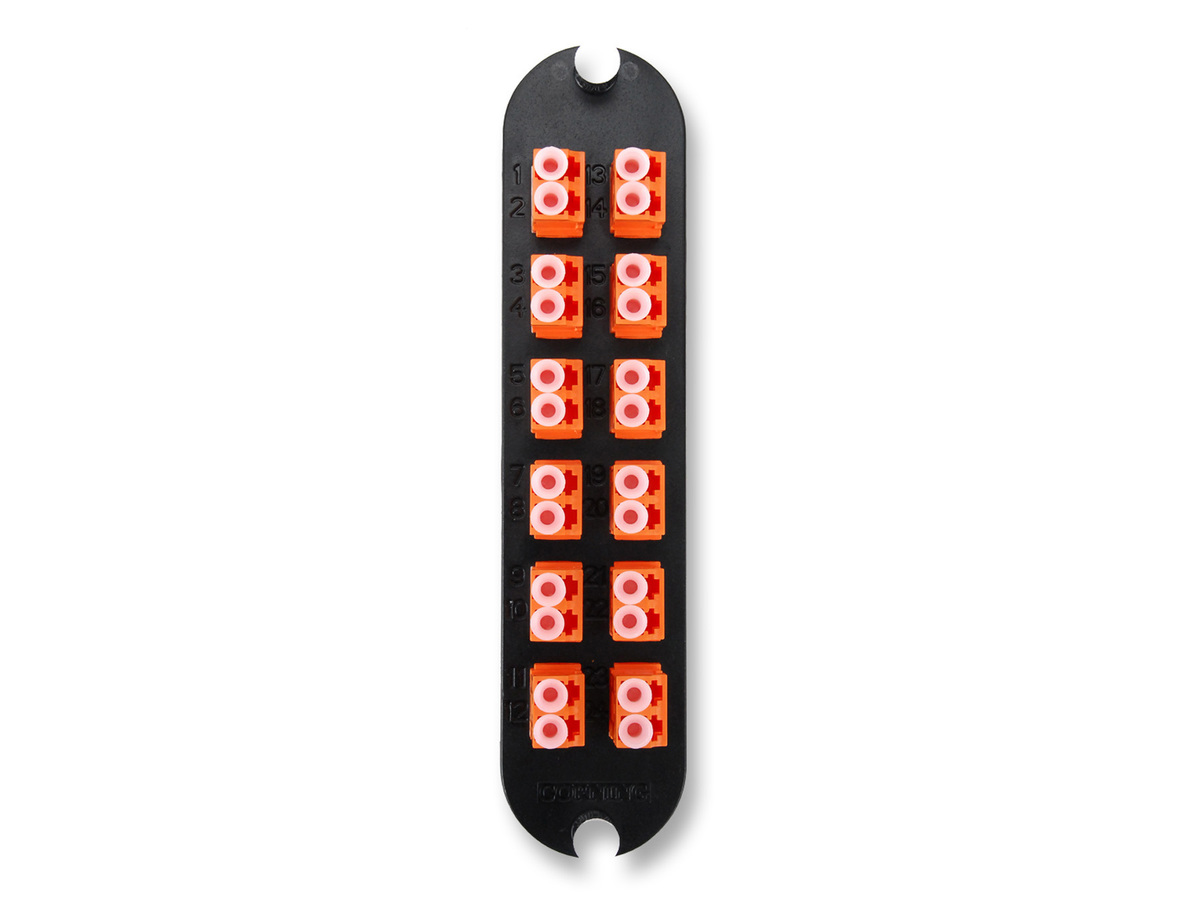 (Keyed-Keyed) Duplex, 24 F, SM/MM, orange
