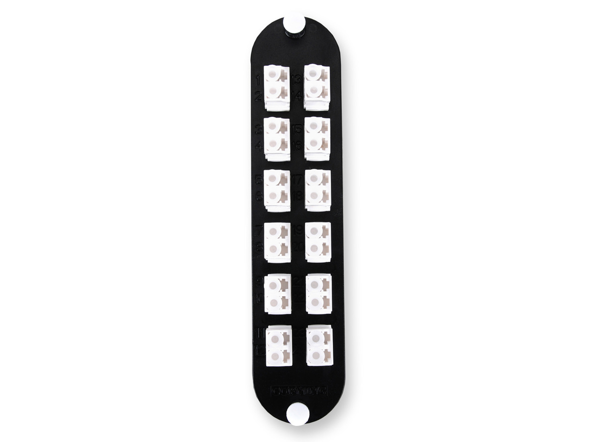 (Keyed-Keyed) Duplex, 24 F, SM/MM, white
