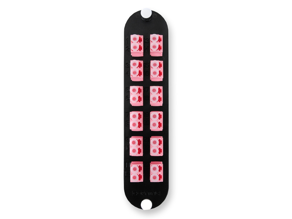 (Keyed-Keyed) Duplex, 24 F, SM/MM, rose