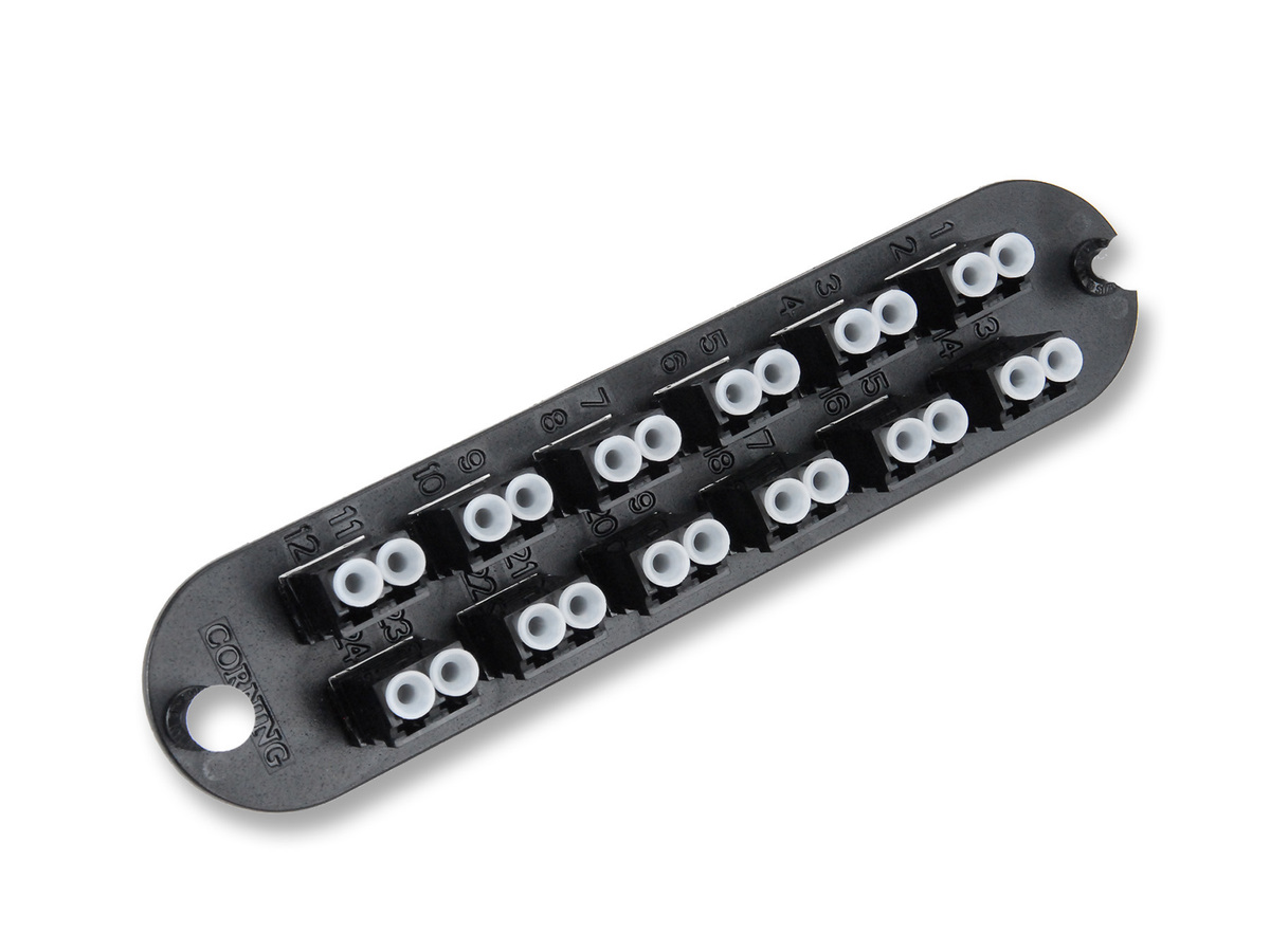 (Keyed-Non Keyed) Duplex, 24 F, SM/MM, black