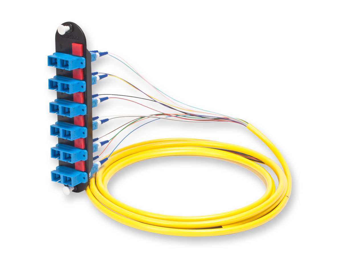 Duplex, UPC, 12 F, Single-mode (OS2)