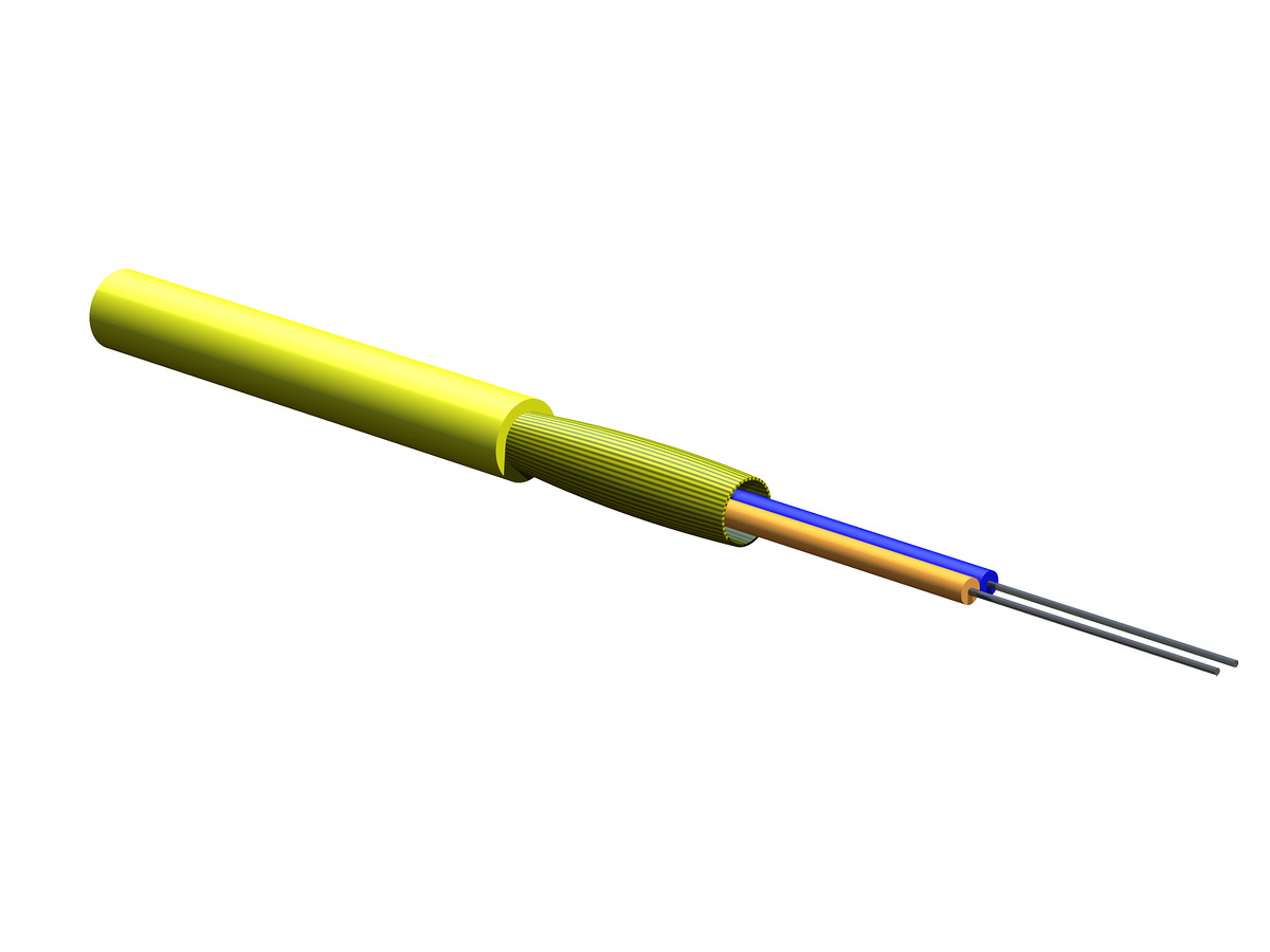 2 F, SMF-28® Ultra fiber, Single-mode (OS2)