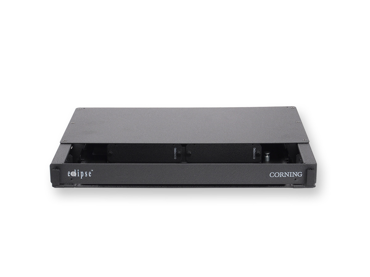 1 rack unit, housing only, 24 F capacity max