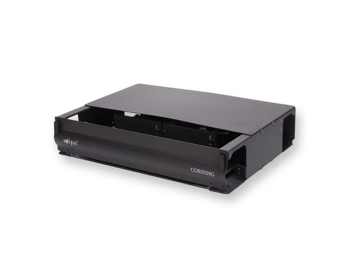 2 rack unit, housing only, 48 F capacity max