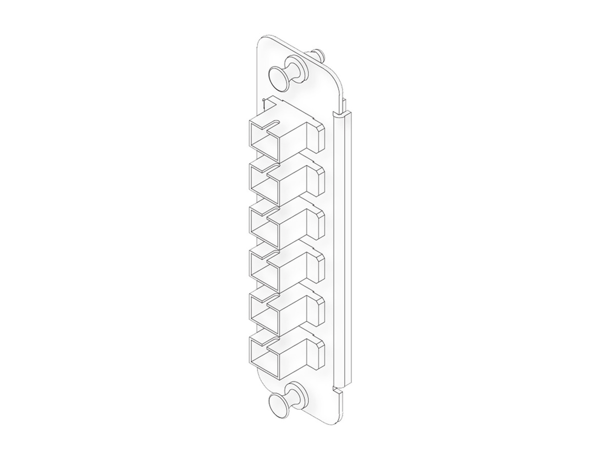 6 position SC UPC Duplex, Single-mode (OS2)