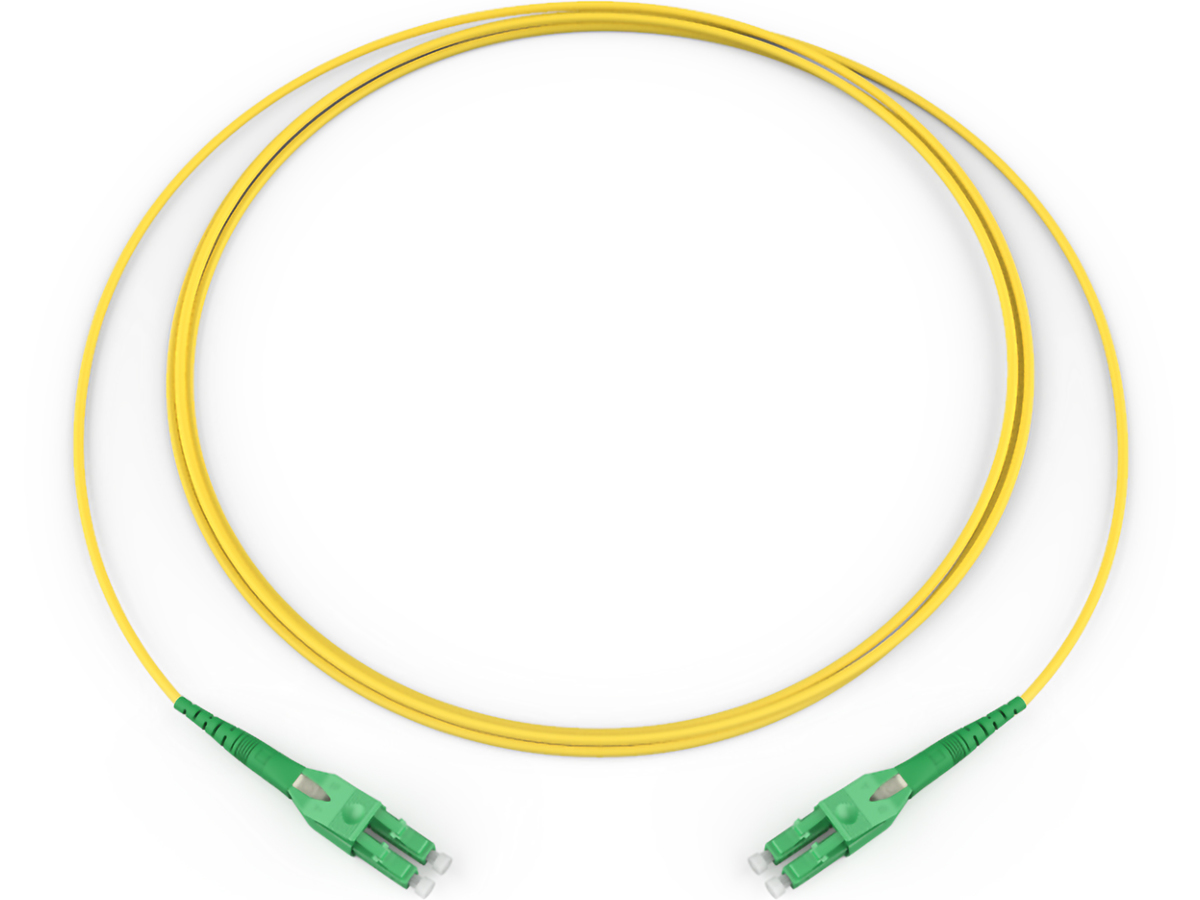 SMF-28® Ultra OS2, Low-Loss, LC APC Uniboot to LC APC Uniboot, 2.5 m