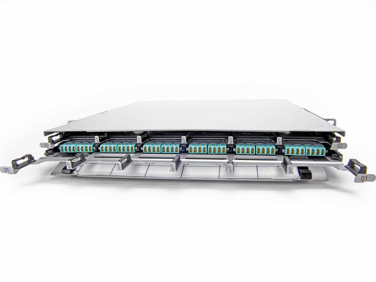 EDGE8-01U with 6 Multimode Modules