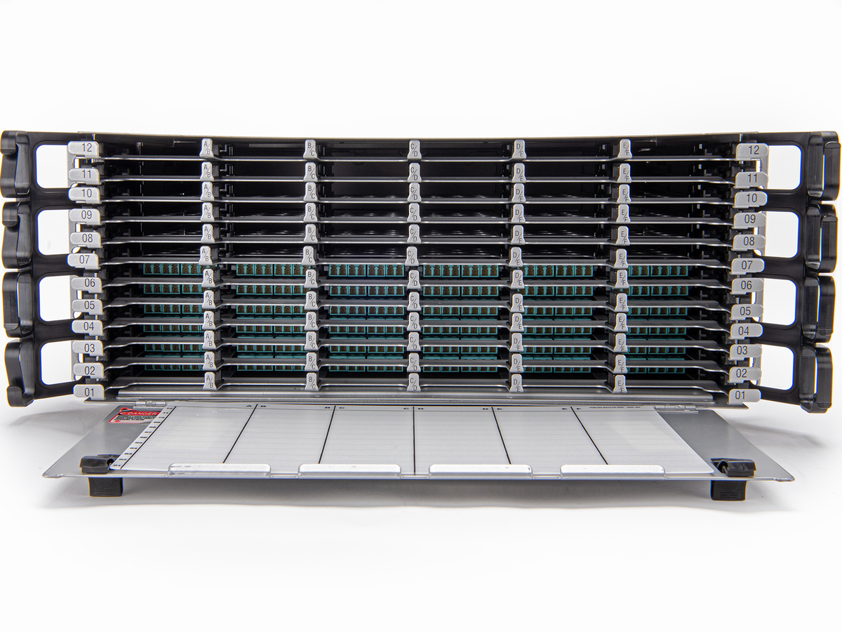 EDGE8-04U mit 36 Multimode Modulen