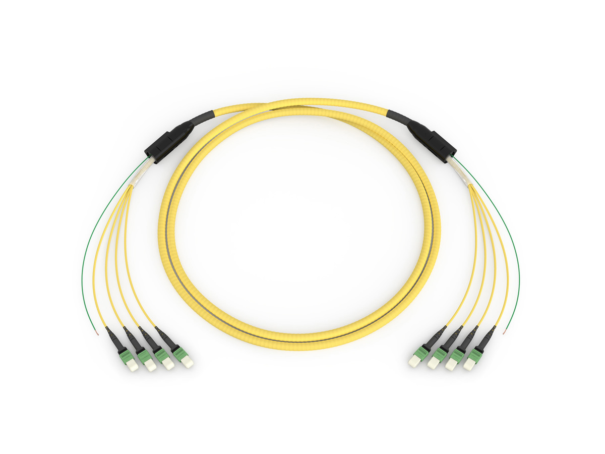 8F, Bend-Improved single-mode (OS2), Armored, 100 ft