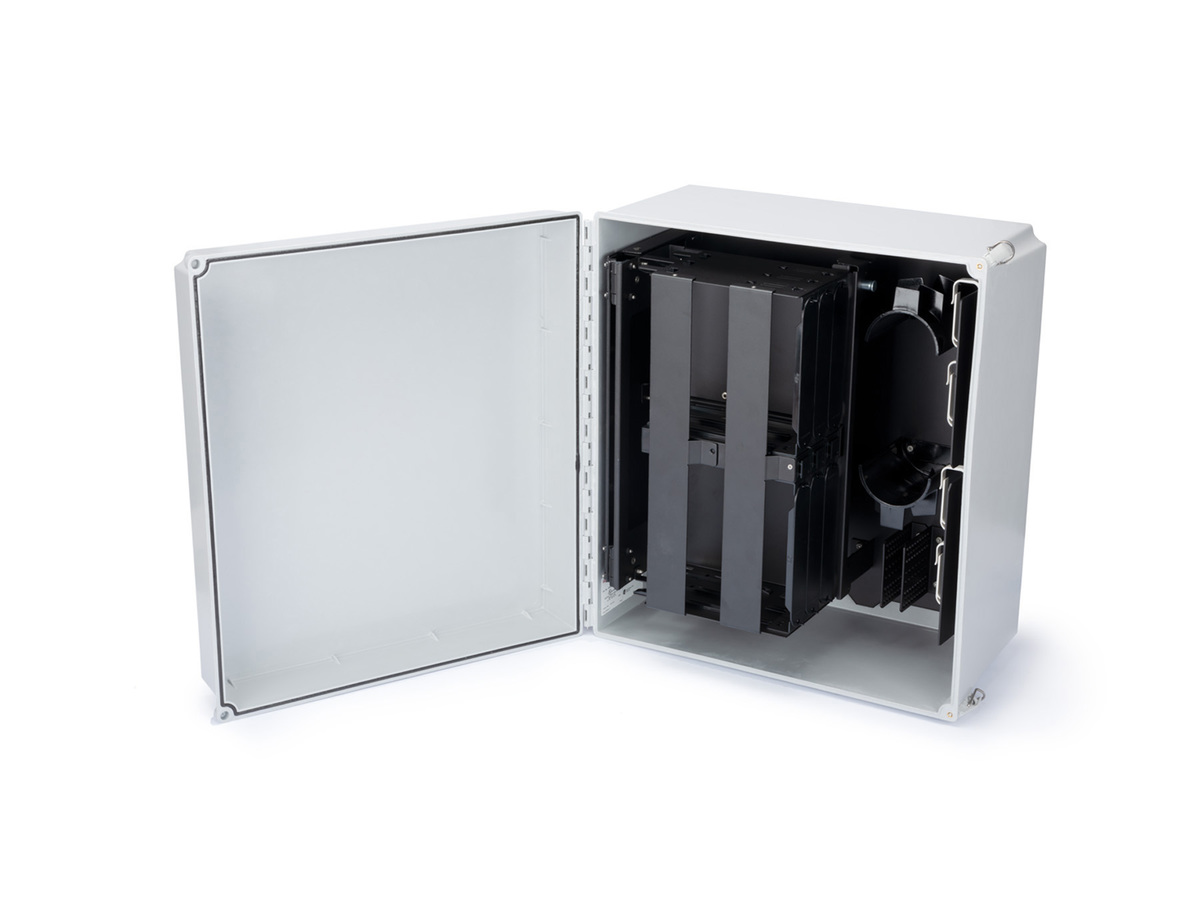 Holds six CCH cassettes, panels or modules, no holes