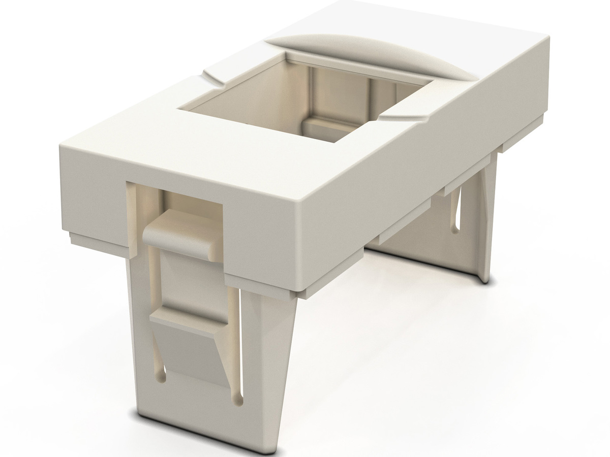 45x45, Flat, 22.5x45 mm, for 1xRJ45 Module (VOL or Keystone), white