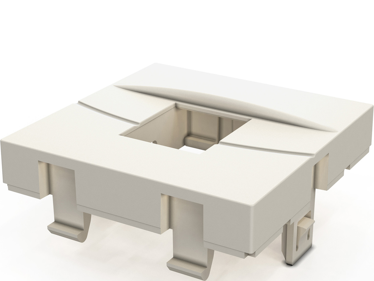 45x45, Flat, 45x45 mm, for 1xRJ45 Module (VOL or Keystone), white