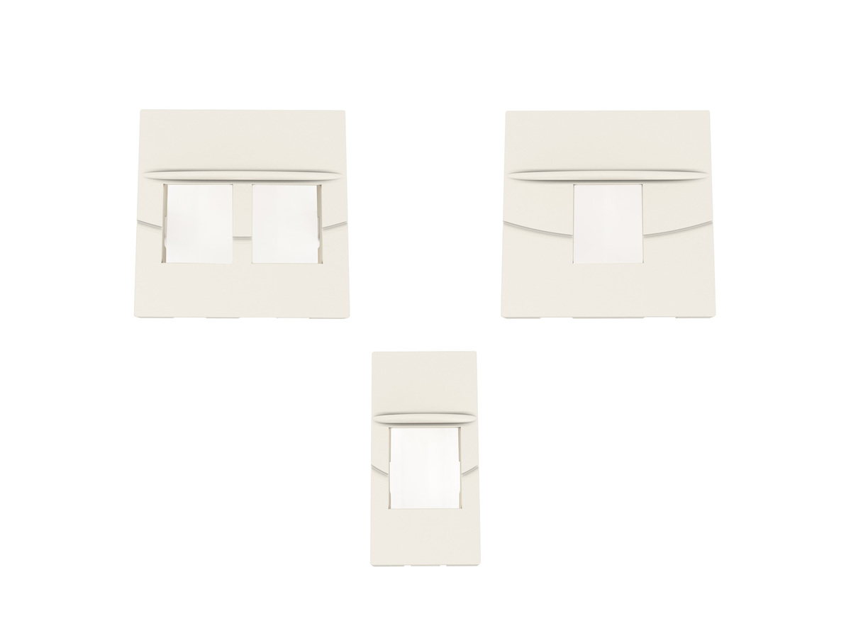 Everon® Copper Datacom Terminal Outlet VOL and Keystone Adapter