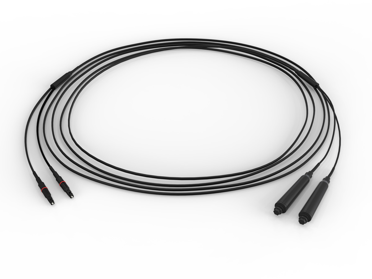 2F Pushlok to 2F Inline, Toneable, 50 ft, individual packaging