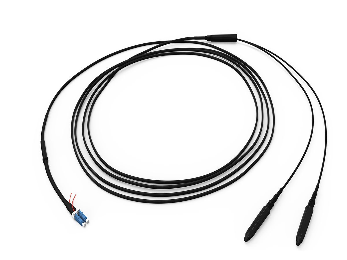 2F Pushlok zu LC Uniboot, dielektrisch, 15 m, Mehrfachverpackung