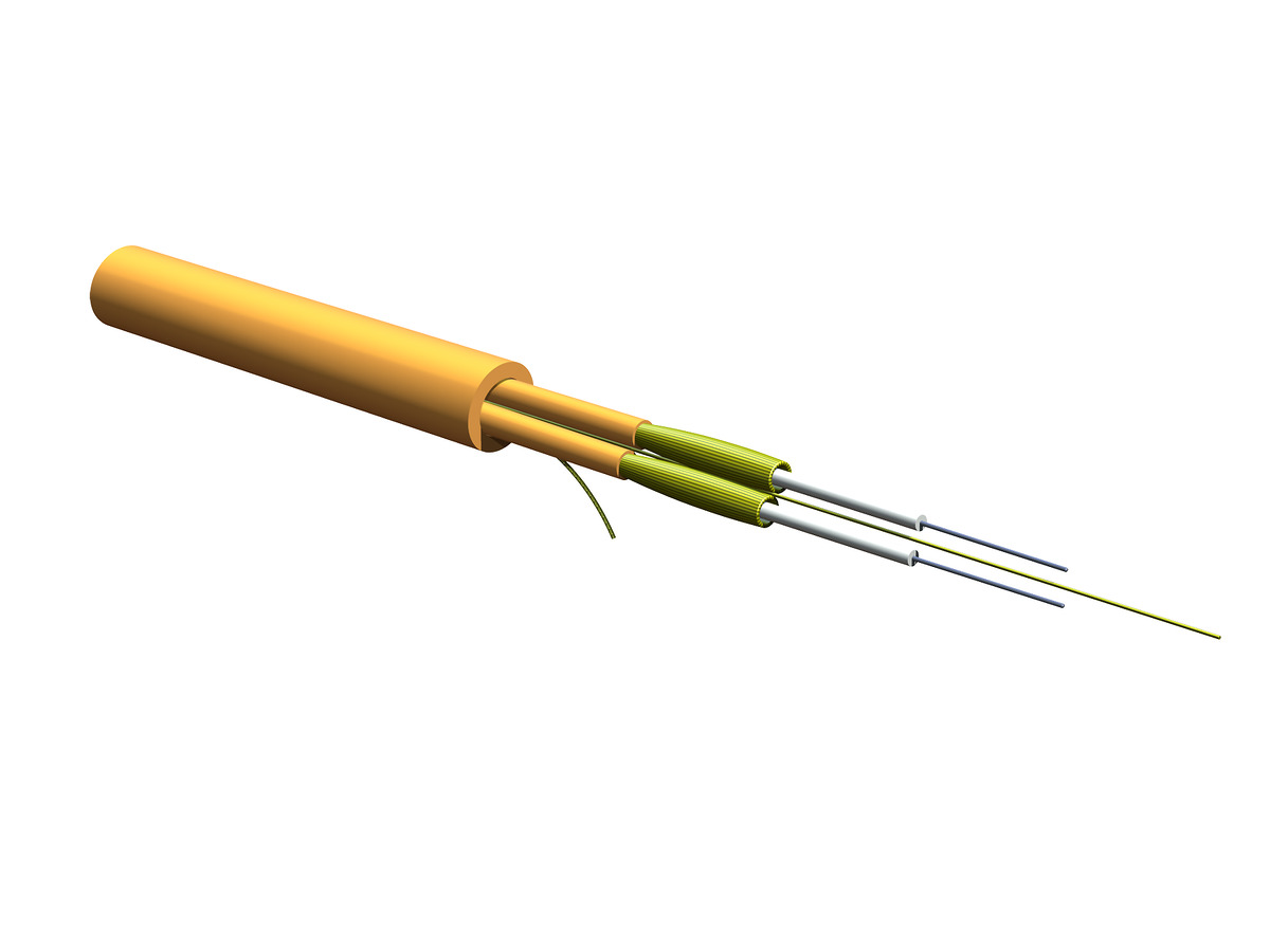 2 F, 1.65 mm Subunits, 62.5 µm multimode (OM1)