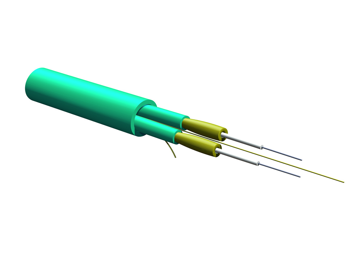 2 F, 2.9 mm Subunits, 50 µm multimode, extended 10G distance (OM4)