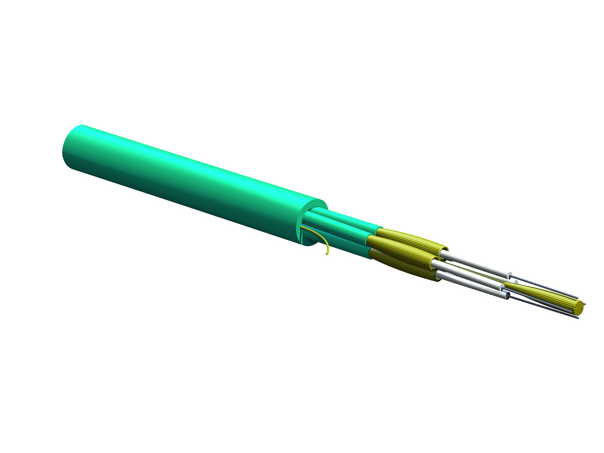 4 F, 1.65 mm Subunits, 50 µm multimode, extended 10G distance (OM4)