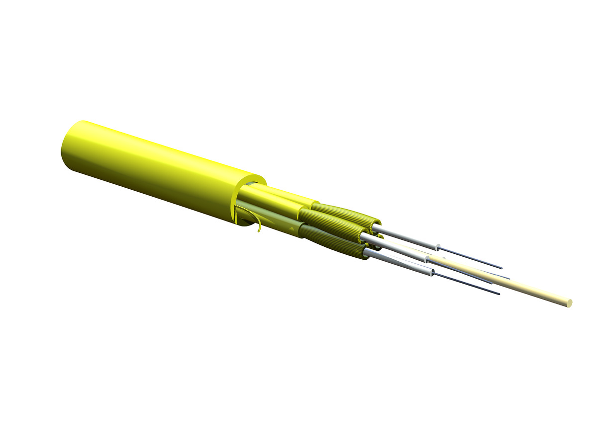 4 F, 2.0 mm Subunits, Single-mode (OS2)