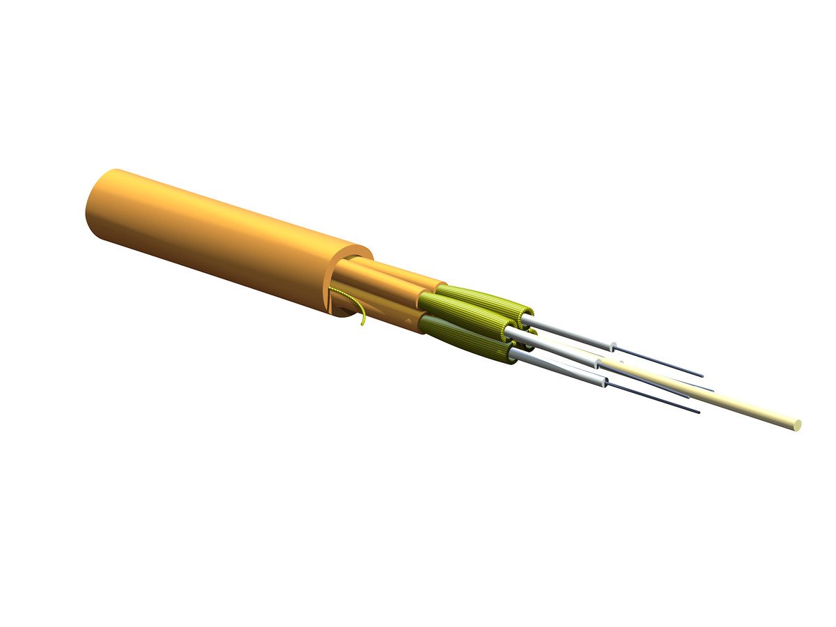 4 F, 2.0 mm Subunits, 62.5 µm multimode (OM1)
