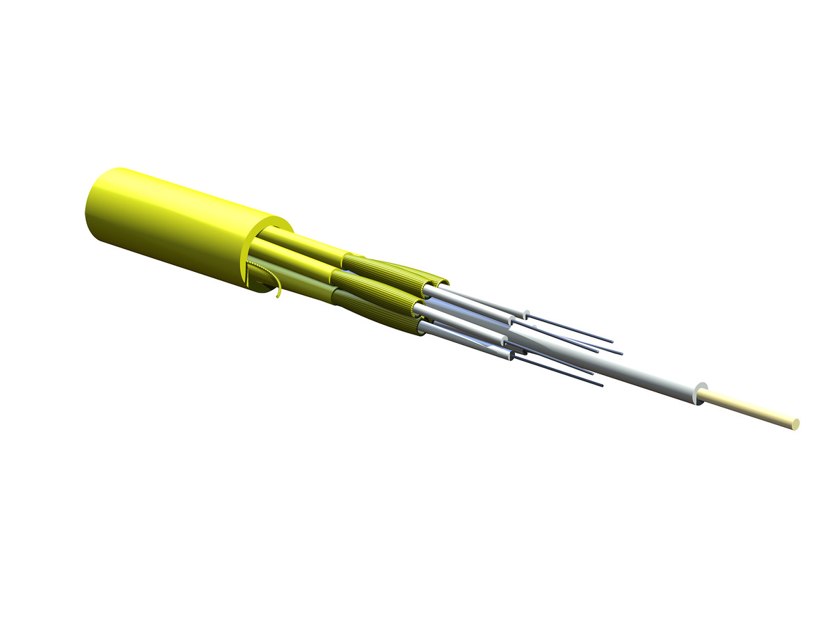 6 F, 1.65 mm Subunits, Single-mode (OS2)
