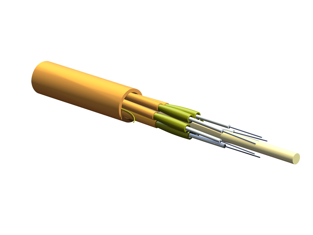 6 F, 2.0 mm Subunits, 62.5 µm multimode (OM1)