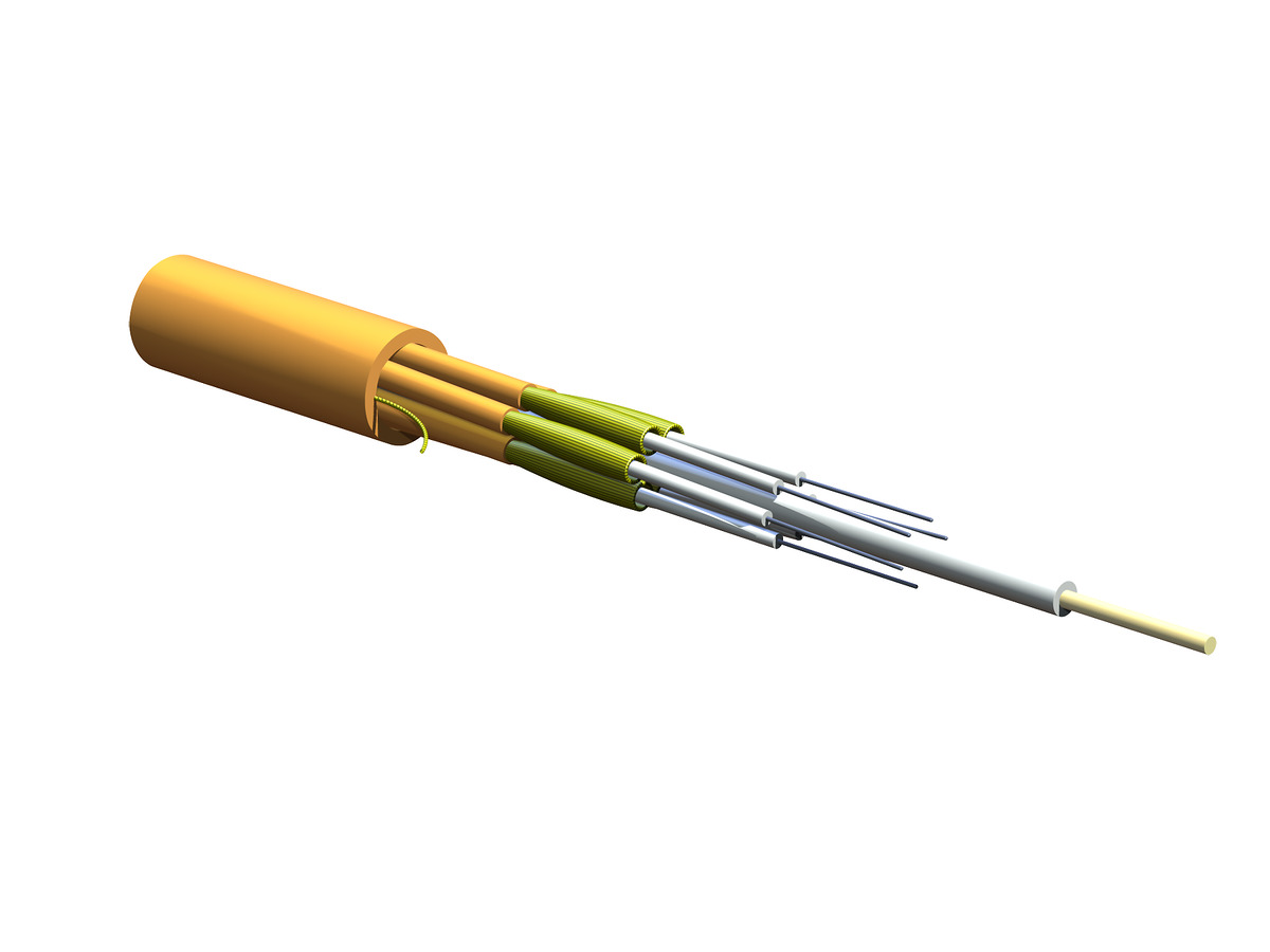 6 F, 1.65 mm Subunits, 62.5 µm multimode (OM1)