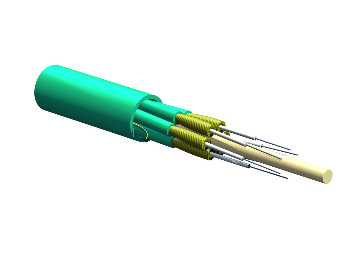 6 F, 2.9 mm Subunits, 50 µm multimode, extended 10G distance (OM4)