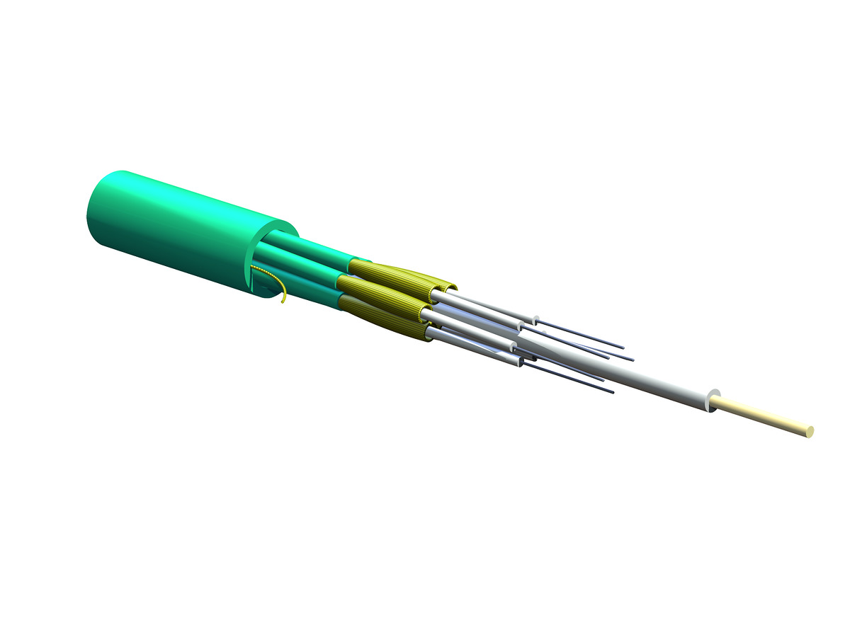 6 F, 1.65 mm Subunits, 50 µm multimode, extended 10G distance (OM4)